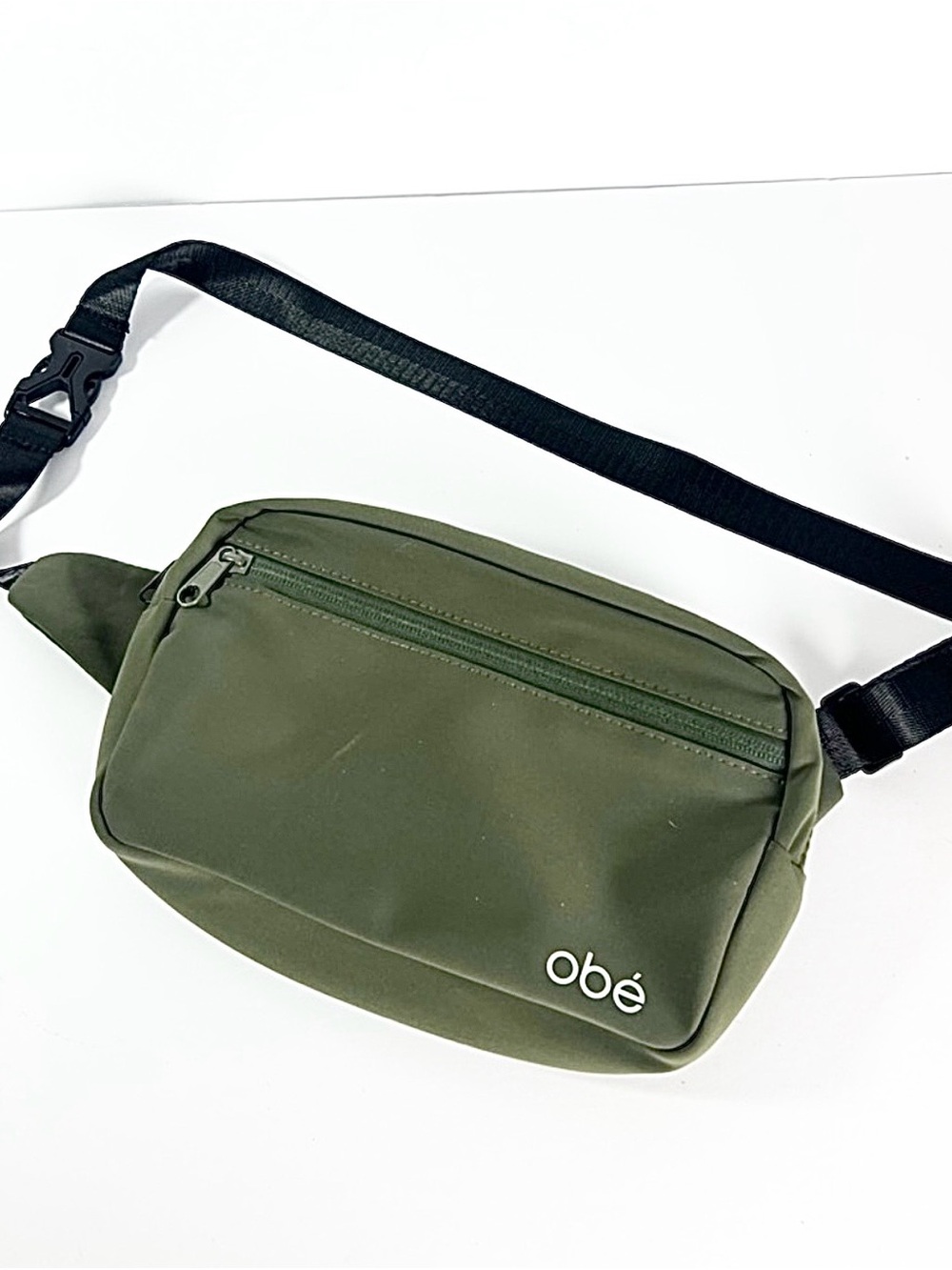 Obe’ Fitness Green Adjustable Shoulder Fanny Waist Pack‎ Belt Bag Purse